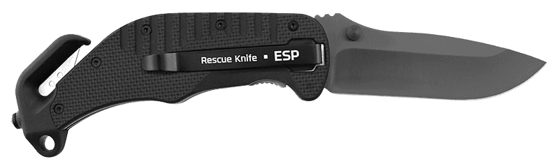 Záchranářský multifunkční nůž s rovným ostřím